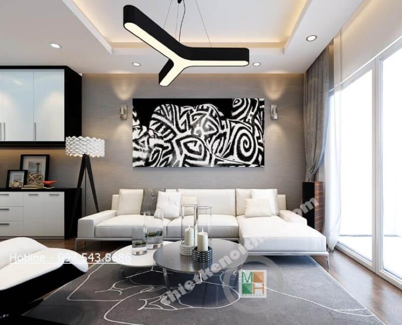 Lựa chọn sofa góc được nhiều khách lựa chọn cho các căn hộ chung cư diện tích nhỏ